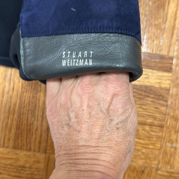 Stuart Weitzman navy suede boots - Picture 6 of 6